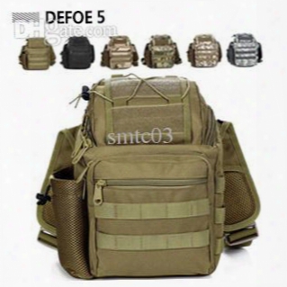 Wholesale-2015 New Men Army Style Sports Cross Bulk Pack Men&#39;s Causal Single Strap Sling One Shoulder Camping Bags Camera Backpack 17837