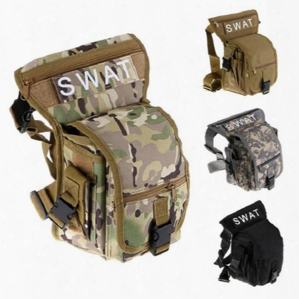 Wholesale 2017 Multifuntional Swat Saist Pack Leg Bag Tactical Outdoor Sports Ride Waterproof Military Hunting Free Shipping