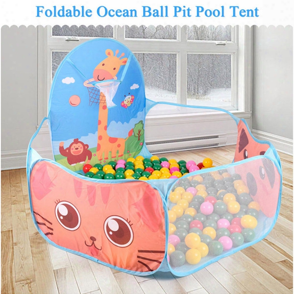 Wholesale-foldable Kids Children Oceanball Pit Pool Game Play Toys Tent Hut Outdoor Indoor Play Tent Toy Kids Playhouse Tents Child Gifts