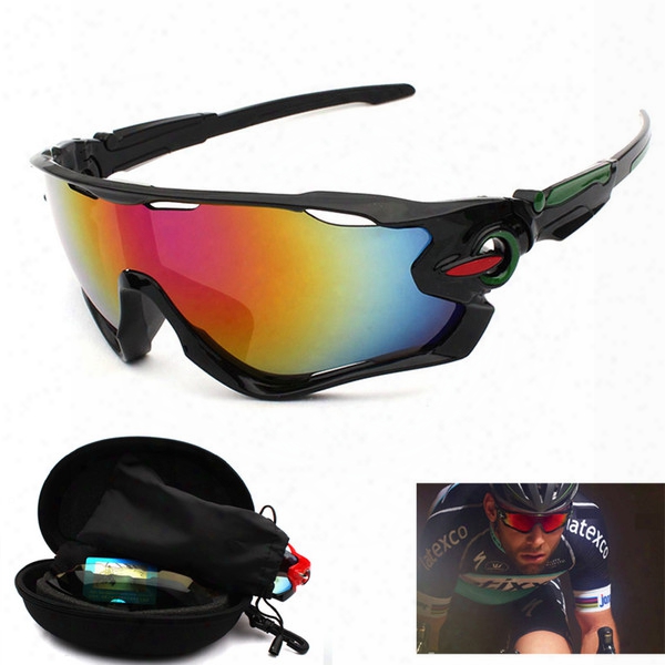 Wholesale- Polarized Sports Sunglasses Road Cycling Glasses Mountain Bike Bicycle Riding Fishing Protection Uv 400 Goggles Eyewear