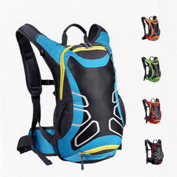 15l Unisex Waterproof Nylon Cyclng Bag Road/mountain Bike Sport Running Backpack Outdoor Hiking Sports Backpacks Large Capacity