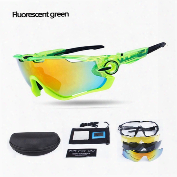 2017 Goggles Gafas Ciclismo Cycling Sunglasses Enw Outdoor Sport Bike Mtb Bicycle Glasses And Polarized Goggles Eyewear 5 Lenses Set