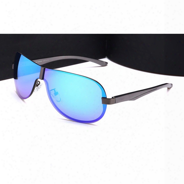 2018 Sunglasses Men Brand Designer Uv400 Outdoor Sunglasses With Box Men Driving Polarizing Glasses 4 Colors