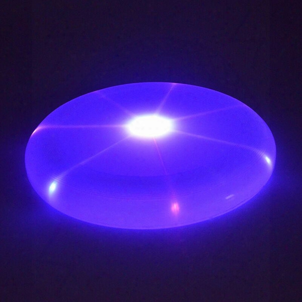 24cm Dog Flying Disk Arrow Colorful Pet Toy Spin Led Light Outdoor Toy Flying Saucer Disc Fere Shipping