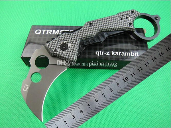 (2pcs/lot)da46 Tactical Claw Karambit Knife Hunting Pocket Folding Knife Outdoor Knife Survival Camping Akc Karambit Spider Butterfly Knives