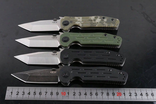 4 Types Hot Zero Tolerance Zt0620 Bearing Folding Knife 9cr13mov Blade G10 Handle Outdoor Camping Tactical Knife Edc Knives