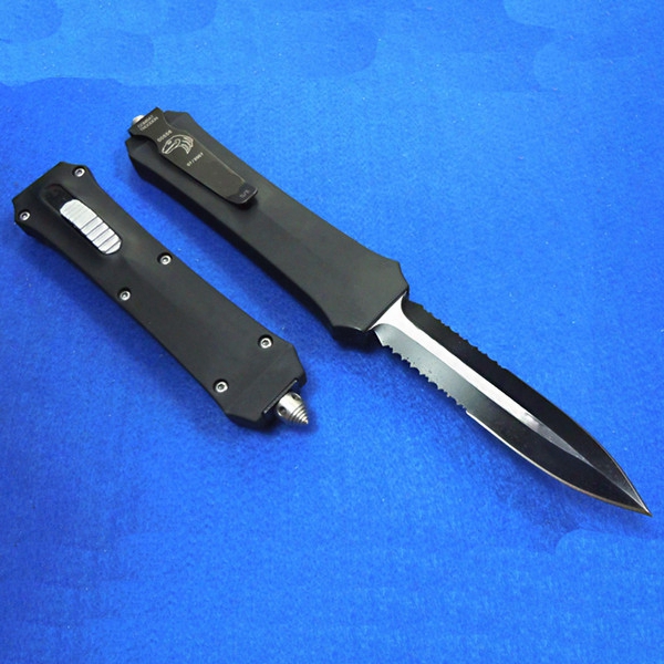 A162 Brand Knife Automatic Knife Outdoor Camping Pocket Tactical Hunting Tool Collection Fine Gift Knife 440c Aluminum Alloy High Quality