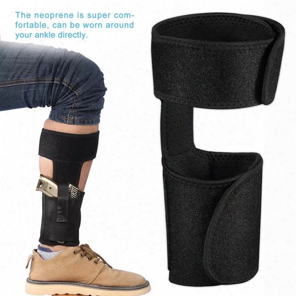 Ankle Holster Adjustable Neoprene Elastic Wrap Concealed Ankle Carry Gun Holster With Magazine Pocket Fro Small Frame Pistol Handgun