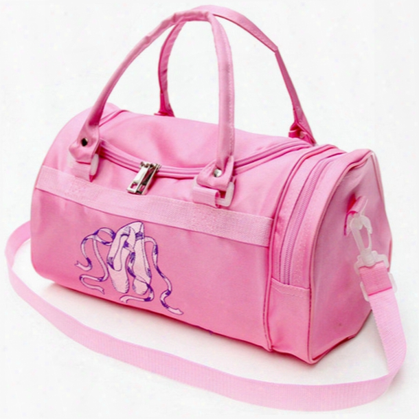 Ballet Storage Bag Pink Girl Design Shoulder Pouch Nice Tote Duffel Dance Cross Body  Satchels Sling Handle Case