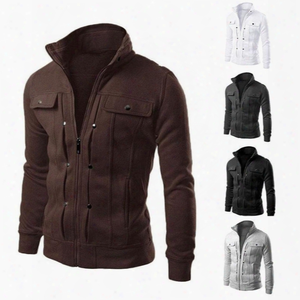 Fall-3 Large Size 5 Colors Warm Outdoor Winter Jacket Men Jackets Hood Sport Men&#039;s Sportswear Men Hoodie Sweatshirt