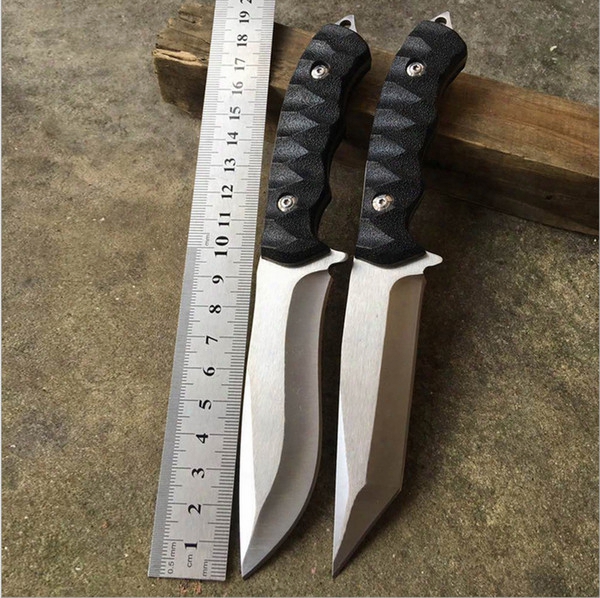 K012 Browning Top Quality Survival Straight Knife 5cr15mov 58hrc Outdoor Camping Hiking Hunting Fixed Blade Knives Original Box Package