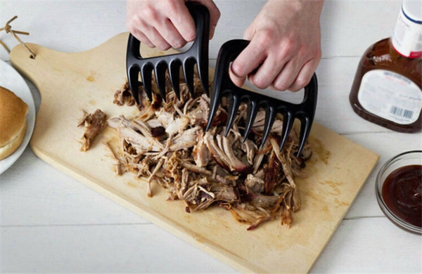 Meat Is Grilled Chicken Sub Tear Meat Claw Bear Claw Meat Is Divided Bear Paws Food Fork Creative Fashion Household Gadgets