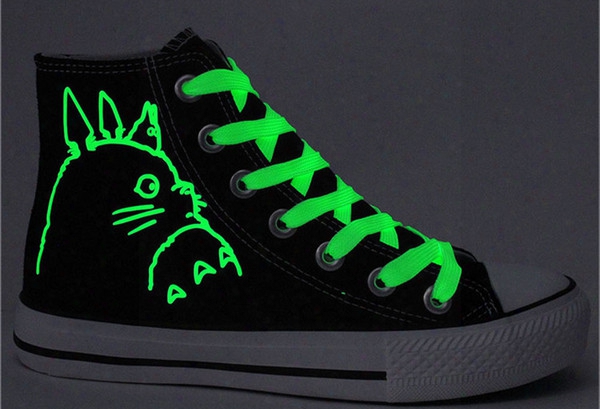 New Arrival Cartoonanimemyneighbortotoro Luminous Canvas Shoes,outdoor Leisure Fashion Sneakers,unisex Casual Shoes Hot Items