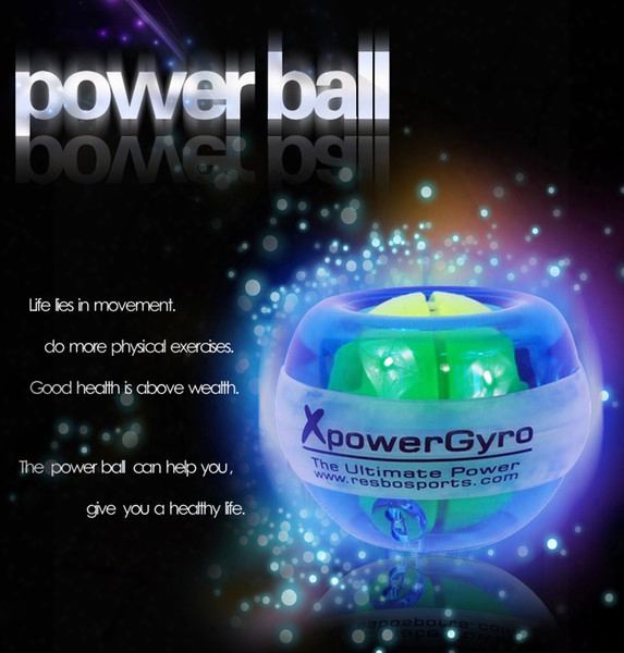 New Mix Color Lcd Coounter Led Lights Power Ball Wrist Ball , Powerball With Retail Package