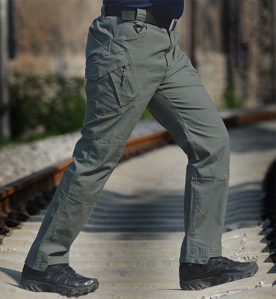 Outdoor Camping Hiking Cargo Pants Men Autumn Sports Hunting Trousers Cotton Rip-stop Shooting Airsoft Paintball Tactical Pants S-2xl