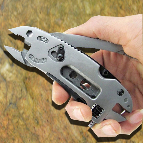 Outdoor Multitool Pliers Ajustable Wrench Jaw Hand Tools +screwdriver+pliers+knife Multitool Knife Set Survival Gear Bs