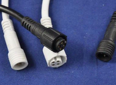 Outdoor Use Ip65 Waterproof 4 Pin Male&female Rgb Cable Connector For R/g/b Led Strip Lighting, 5 Pair/lot