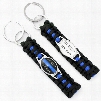 (10 PCS/lot) My Hero My Dad Paracord key Chain For Women Men Girl Outdoor Survival Blue Black Fashion Accessories