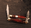 camping knife Wooden handle double blade multifunctional EDC outdoorgift knife folding knife mini pocket knives