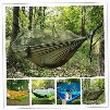 Tactical air tent Portable Indoor Outdoor Hammock for Backpacking Camping Hanging Bed With Mosquito Net Sleeping Hammock