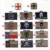 The Punisher / Texas / Red Cross Embroidery 3D Patch Armband Skull Tactical Gear Outdoor Props Badge Patches 8*5cm