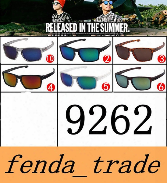 Promotion ! 6 Colors Factory Price New Fashion Sunglasses Brand Sunglasses Cycling Designer Outdoor Sports Sunglasses Brand New Style 9262