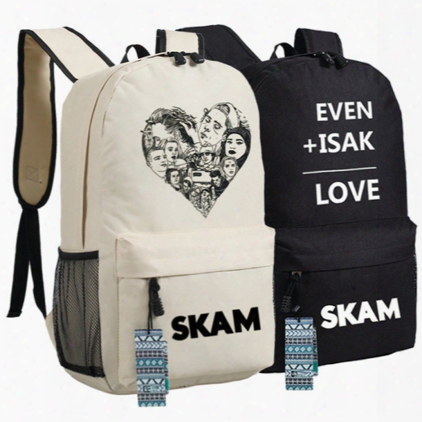 Skam Backpack Isak Even Rucksack Teleplay School Bag Tv Play Daypack Outdoor Schoolbag Sport Day Pack