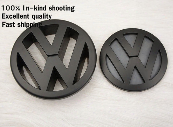 Volkswagen Parts Vw Golf 5 Mk5 Front Grille Badge Logo Black Color Glossy Finishe Demblem For Golf5