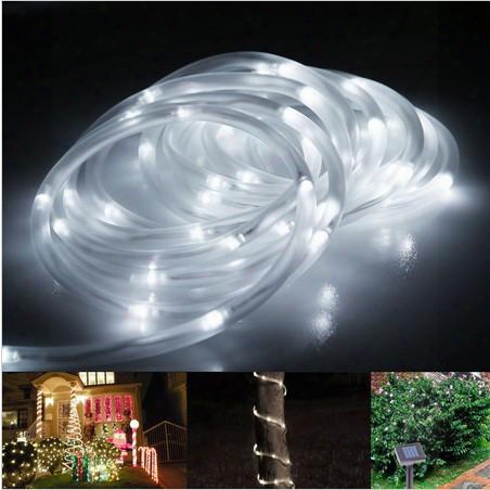 Waterproof Solar Fairy Lights Led Rope Lights 23ft 7m 50 Leds 1.2v Led Strings Christmas Party Tree Outdoor String Lights