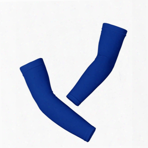 Wholesale- 1 Pair Lycra Outdoor Sports Basketball Running Cycling Uv Sun Protective Arm Sleeves