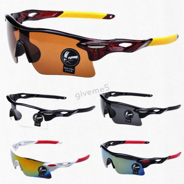 Wholesale-2015 New Arrivals Outdoor Cycling Windproof Sport Sunglasses Goggles Ski Goggles