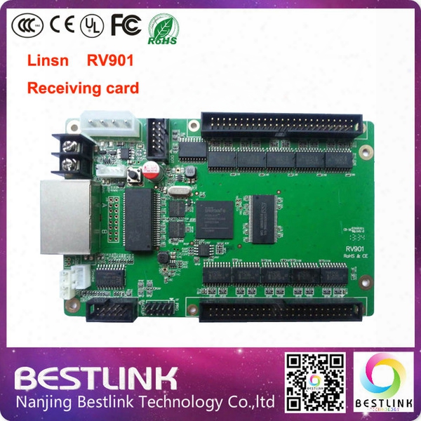 Wholesale-256*1024 Pixel Video Controller Card Linsn Rv901 Receiving Card For Outdoor P6 P8 P12 P10 P16 P20 Outdoor Rgb Led Video Screen