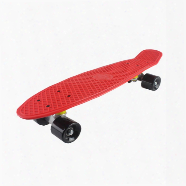 Wholesale- 5 Pastel Color Four-wheel 22 Inches Mini Cruiser Skateboard Street Long Skate Board Outdoor Sports For Mature Or Children