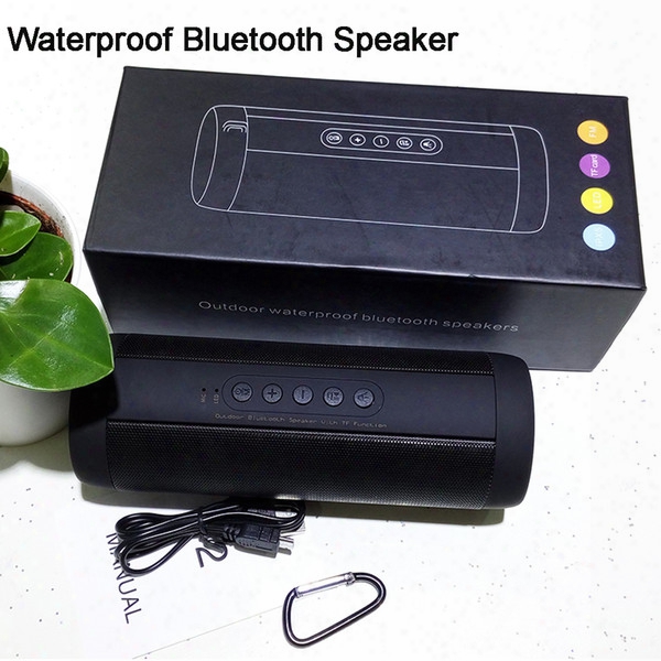 Wholesale- Real Pictures Ip65 Waterproof Outdoor Sport Woofer Bluettoth Hoparlor Portable 10w Wireless Bluetooth Speaker For Xiaomi Column