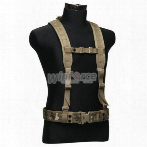 Winforce Tactical Gear Wb-02 Battle Suspender (without Belt)/100% Cordura/ Quality Guaranteed Outdoor Tactical Belt