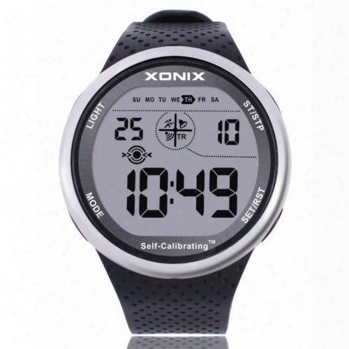 Xonix Mens Sports Watches Digital Led Light Wr100m Multifuncton Otdoor Chrono Alarm