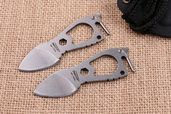 2016 New Arrival Timberline Edc Pocket Knife D2 58hrc Stone Wash Blade Outdoor Camping Hiking Survival Gear With Abs K Sheath