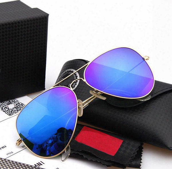 2017 New Brand Fashion Sunglasses Summer Outdoor Fashion Metal Round Sunglasses Men Sunglasses Women With Original Case Free Shipping