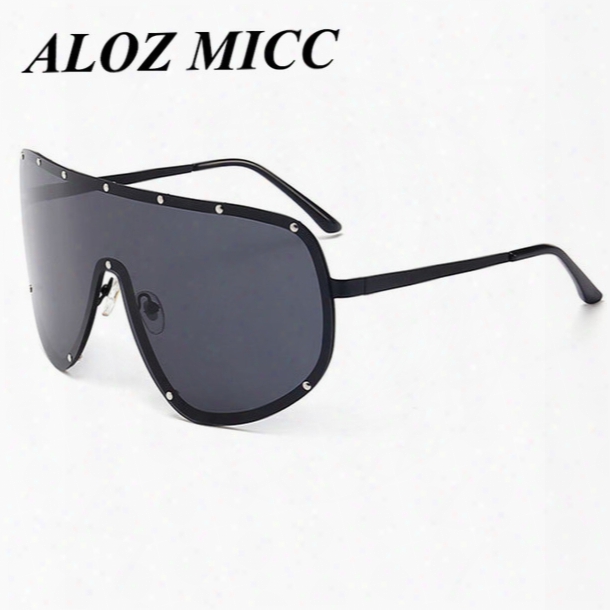Aloz Micc Super Big Frame Polarized Sunglasses Men Classic Trend Stars Wear Sun Glasses Women Large Frame Outdoor Sunglass Goggles A260