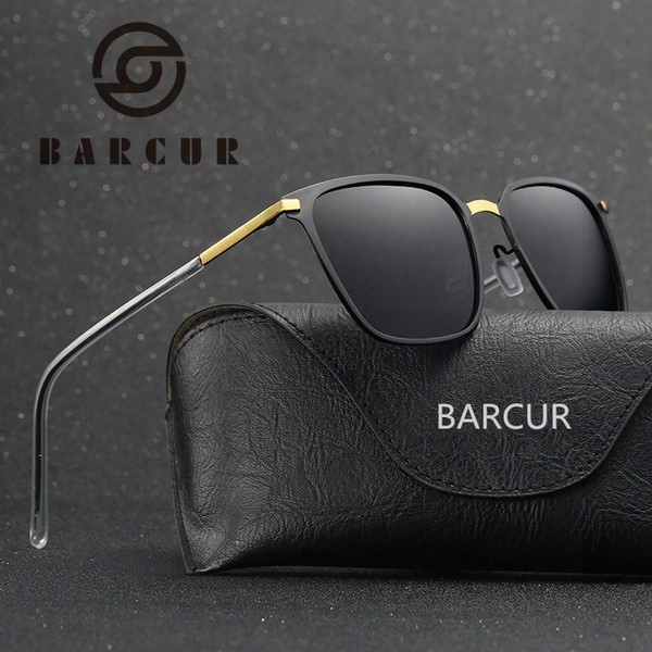 Barcur 2017 High Quality Luxury Polarized Men&#039;s Sunglasses Metal Driver Sunglasses Sunglasses Driving Men&#039;s Glasses Outd Oor