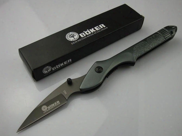 Boker Plus 343 Swan Magnum Outdoor Tool Camping Pocket Knives Outdoor Folding Knife 440 58hrc Blade Aluminum Handle