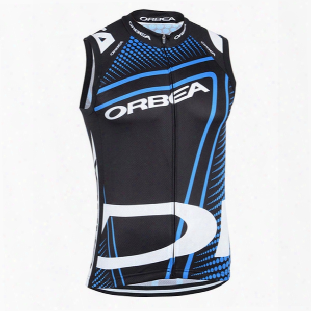 Cycling Jerseys Orbea Cycling Vest Men Outdoor Sports Shirt Tour De France Mtb Bicycle Clothing Bike Sleeveless Jersey Cycle Gilet A1203
