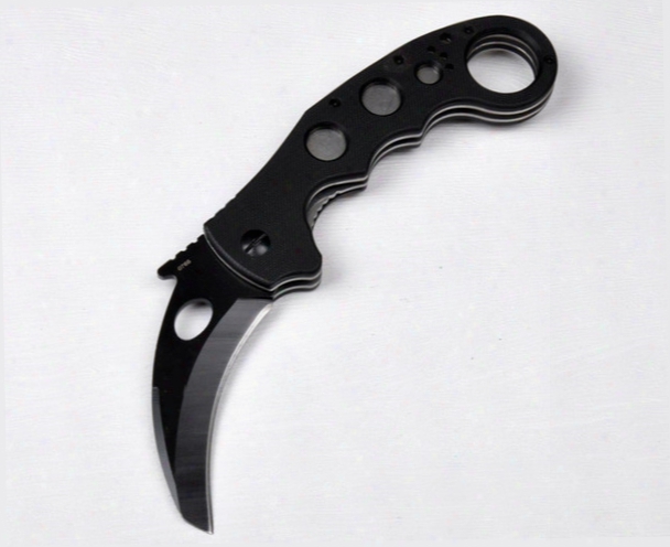 Emer Son 0961 T Black And White Claw Knife Outdoor Survival Camping Hunting Knife Folding Knife Free Shipping 1pcs