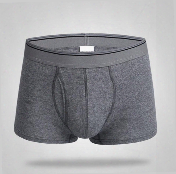 High Quality 2016 Outdoor Mens Underwear Cotton Milddle Waist Stretch Boxer Shorts Cape Skinny Tight 3d U Type Comfortable Short