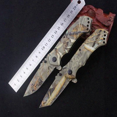 Hot Jef Mini Version Outdoor Folding Knives Multi-function Tactical Camping Survival Folding Knife 3cr13 Blade Aluminium Handle