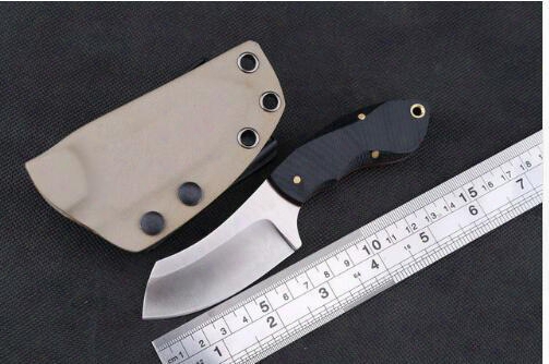 Hunting Straight Stainless Steel Tactical Fixed Blade Knife Kydex Sheath Outdoor Survival Edc Tools Camping Kitchen Knives