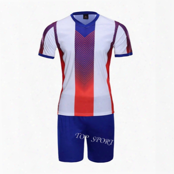 Leisure Soccer Jerseys Shorts Men&#039;s Customized Short Sleeve Football Kits Adult&#039;s Outdoor Sports Training Uniforms Soccer Sets Sports Wears