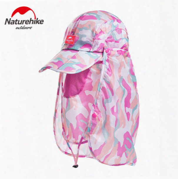 Naturehike Fishing Hat Mosquito Uv Protection Outdoor Hiking Fishing Boating Waterproof Foldable Woman And Man Hats Nh12m002-s