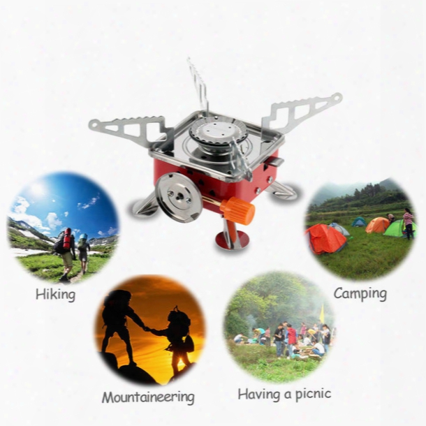 New 2800w Stainless Steel Gas Stove Portable Collapsible Outdoor Backpacking Ubtane Gas Camping Picnic Stove Burner