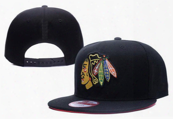 New Adjustable Men Women Snapback Hip Hop Hats Outdoor Sports Casual Snap Aid Baseball Hat Indian Embroidery Hat Nhl Chicago Blackhawk